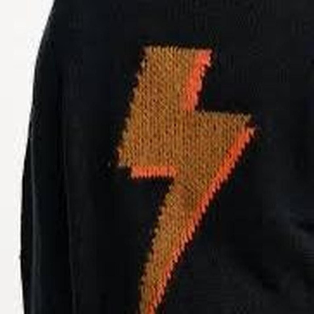 'THML black lightning bolt sweater Size M